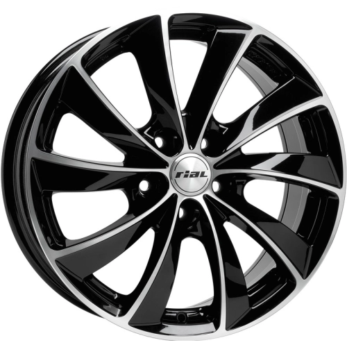 Rial Lugano W8 R18 PCD5x112 ET35 DIA66.6 diamond black